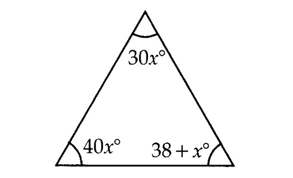 Image for question: 'x' ची किंमत शोधा.
